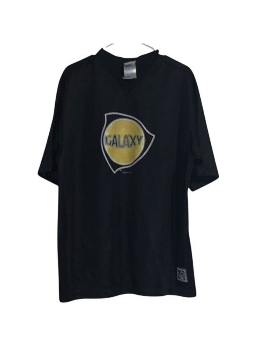 Los Angeles Galaxy MLS 2003 Black Short Sleeve Shirt XL
